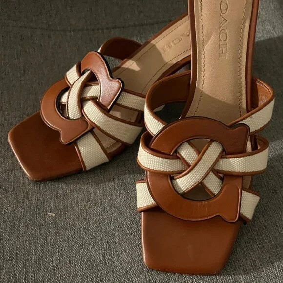 COACH womens Nikki Sandal - Size 8 - Picture 3 of 3